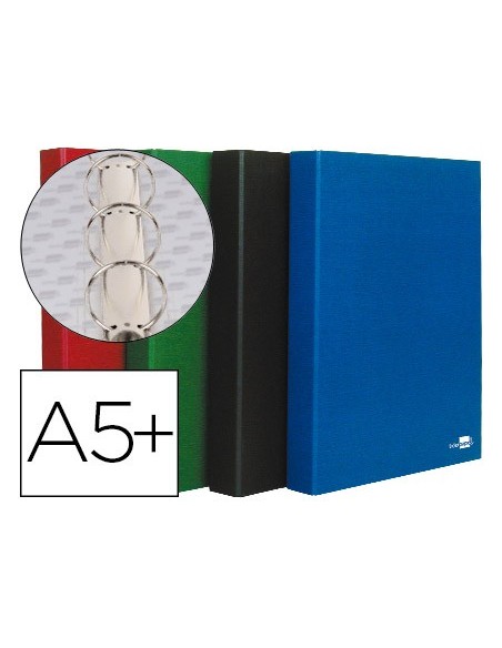 Carpeta de 4 anillas 25mm redondas liderpapel...