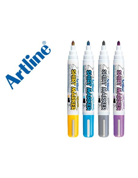 Rotulador artline camiseta ekt-2 amarillo gris...