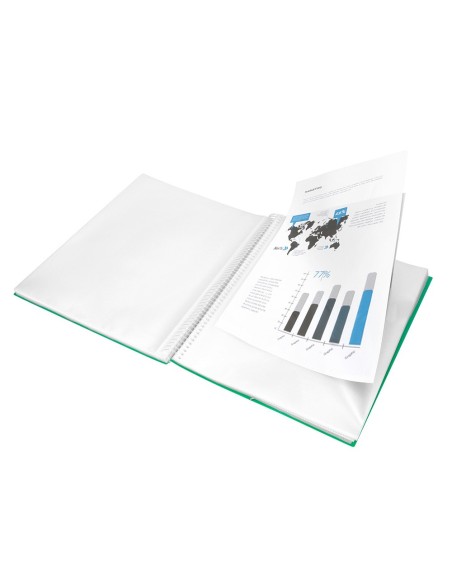 Carpeta liderpapel escaparate con espiral 20...