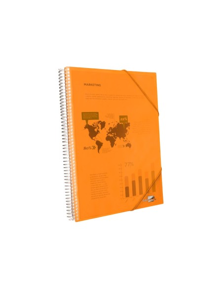 Carpeta liderpapel escaparate con espiral 10...