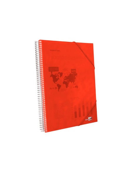 Carpeta liderpapel escaparate con espiral 10...