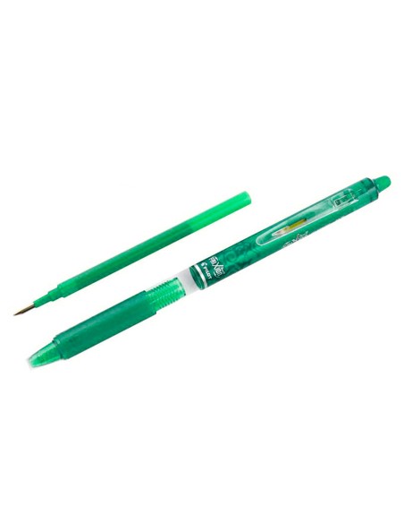 Boligrafo pilot frixion clicker borrable 0,7 mm color verde