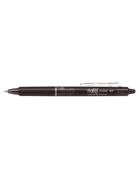 Boligrafo pilot frixion clicker borrable 0,7 mm color negro