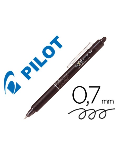 Boligrafo pilot frixion clicker borrable 0,7 mm...