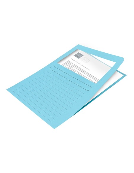 Subcarpeta cartulina q-connect din a4 azul con...