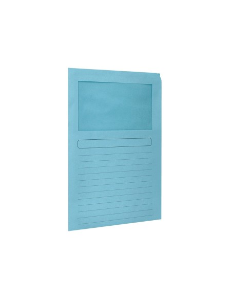 Subcarpeta cartulina q-connect din a4 azul con...