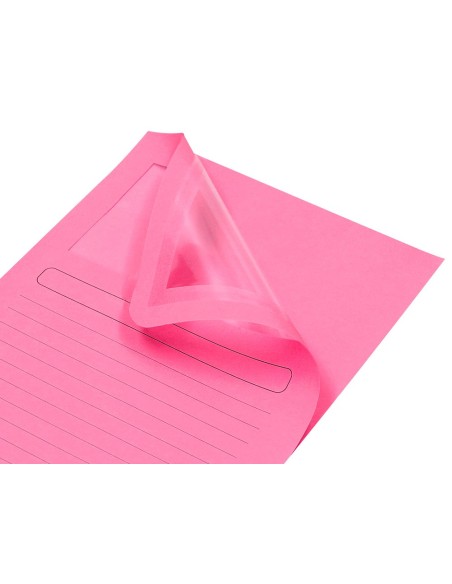Subcarpeta cartulina q-connect din a4 rosa con...