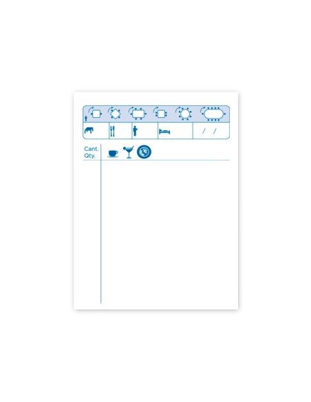 Talonario liderpapel camarero 8º original y copia t252 zig zag