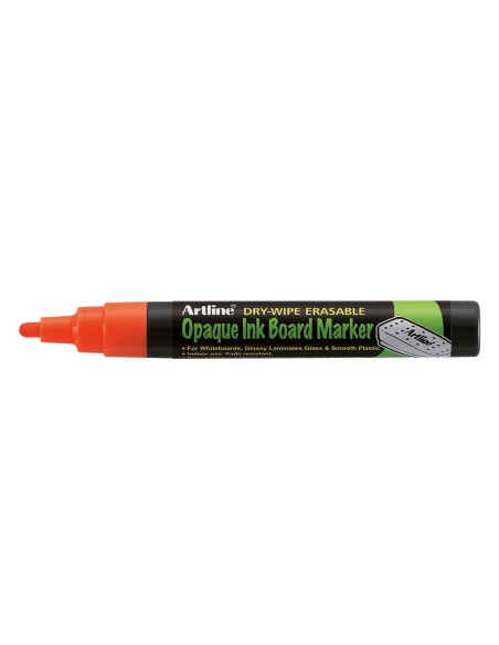 Rotulador artline pizarra verde negra epw-4 na color naranja bolsa de 4 unidades