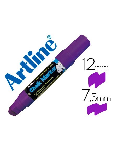 Rotulador artline pizarra verde negra epw-12 mm...