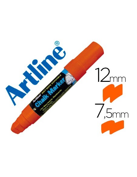 Rotulador artline pizarra verde negra epw-12 mm...