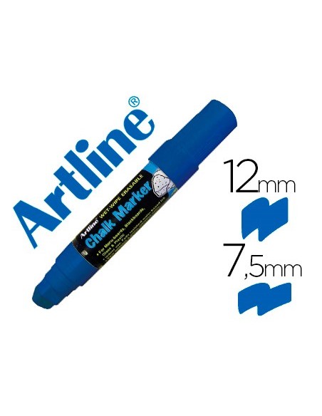 Rotulador artline pizarra verde negra epw-12 mm...
