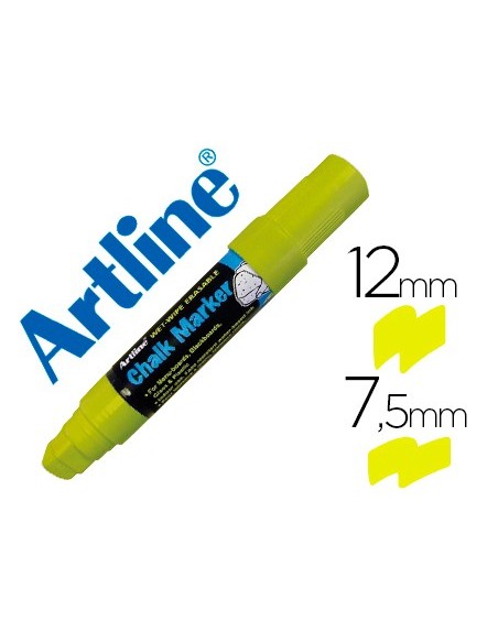 Rotulador artline pizarra verde negra epw-12 mm...