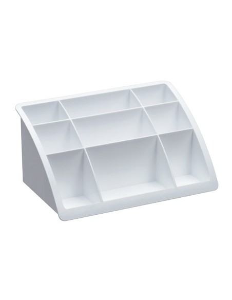 Organizador sobremesa plastico offisys timeless blanco 198x128x93 mm