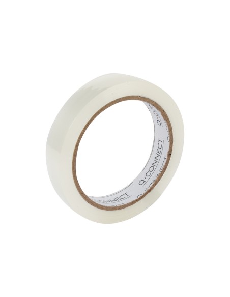 Cinta adhesiva q-connect transparente 66 mt x 19 mm encelofanada