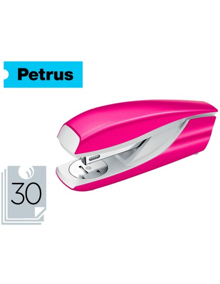 Grapadora petrus mod 635 wow fucsia metalizada...