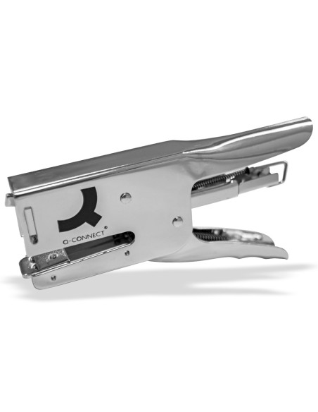 Grapadora q-connect de tenaza capacidad 40 hojas usa grapas 24/6 26/6