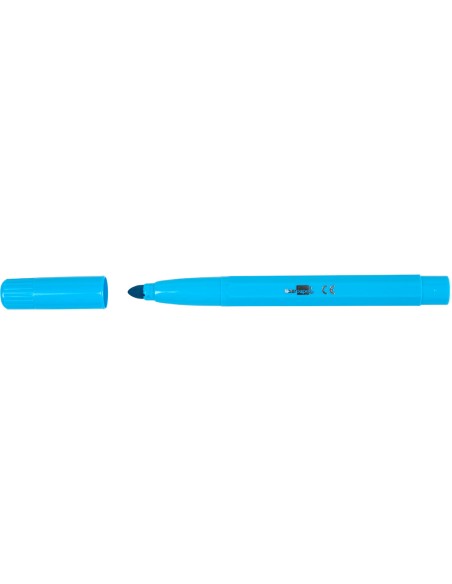 Rotulador liderpapel jumbo bolsa 12 unidades colores surtidos