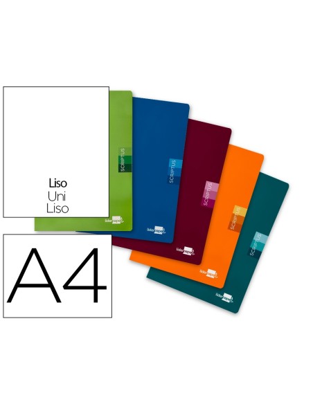 Libreta liderpapel scriptus a4 48 hojas 90g/m2...