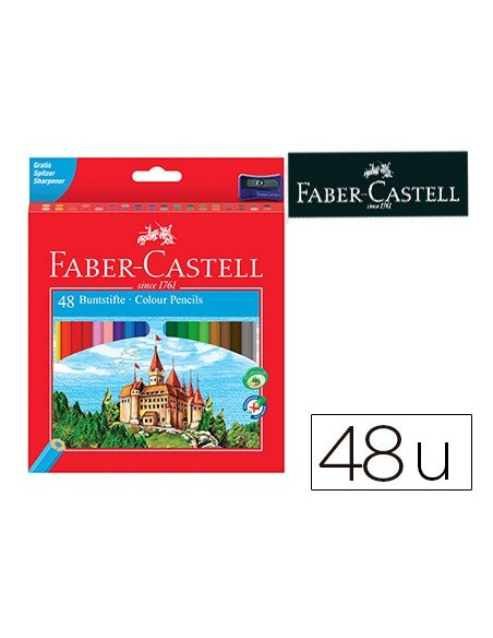 Lapices de colores faber-castell c/48 colores...
