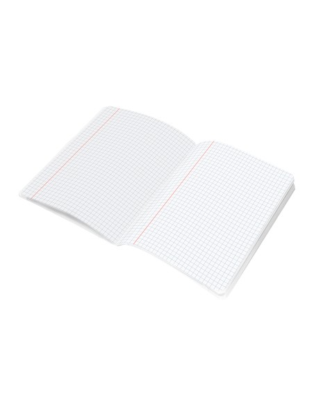 Libreta liderpapel scriptus a5 48 hojas 90g/m2 cuadro 6mm con margen