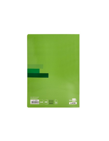 Libreta liderpapel scriptus a4 48 hojas 90g/m2 cuadro 4mm con margen