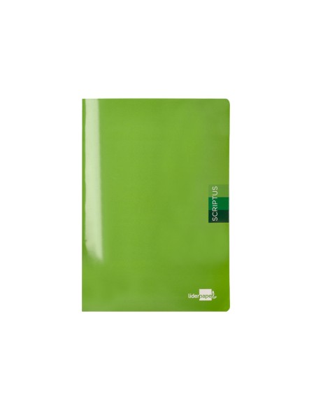 Libreta liderpapel scriptus a4 48 hojas 90g/m2 cuadro 4mm con margen