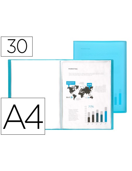 Carpeta liderpapel escaparate 47492 30 fundas...