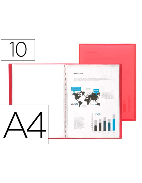 Carpeta liderpapel escaparate 47480 10 fundas...