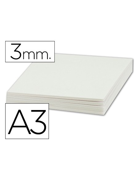 Carton pluma liderpapel blanco doble cara din...