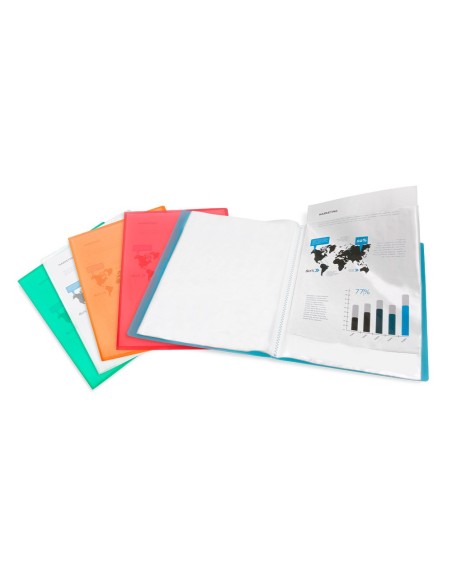 Carpeta liderpapel escaparate 47071 60 fundas...
