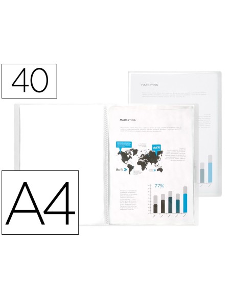 Carpeta liderpapel escaparate 47054 40 fundas...