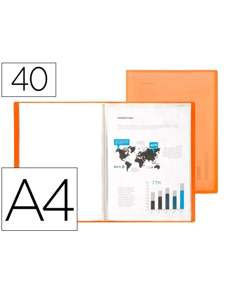 Carpeta liderpapel escaparate 47051 40 fundas...