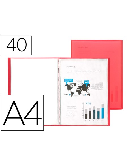 Carpeta liderpapel escaparate 47050 40 fundas...