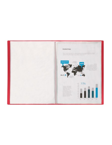 Carpeta liderpapel escaparate 47040 20 fundas...