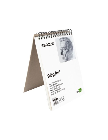 Bloc dibujo liderpapel esbozos espiral a3...