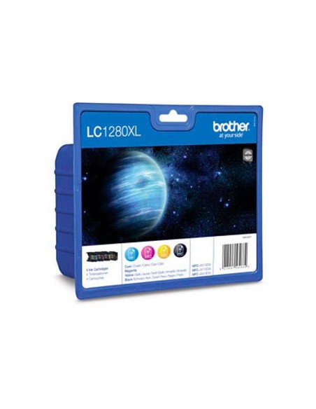 Ink-jet brother lc-1280xl pack 4 colores -...