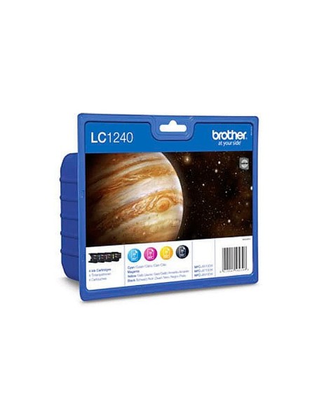 Ink-jet brother lc-1240 pack 4 colores -600pag-...
