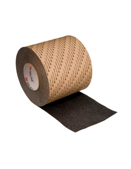 Cinta antideslizante 3m soporte de vinilo adhesivo + abrasivo 18mt x 50 mm