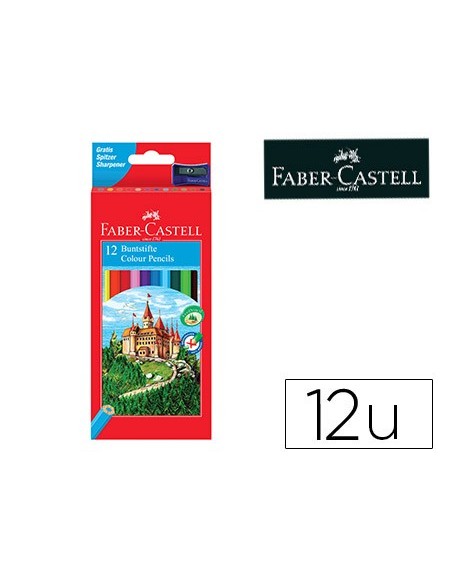 Lapices de colores faber-castell c/ 12 colores...