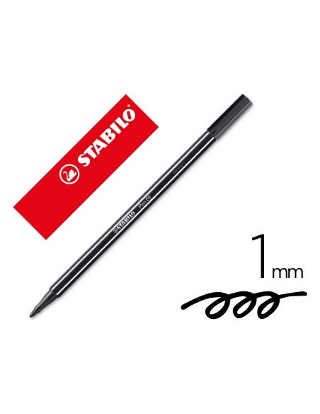 Rotulador stabilo acuarelable pen 68 negro...