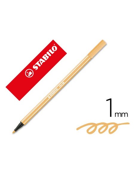 Rotulador stabilo acuarelable pen 68 ocre...