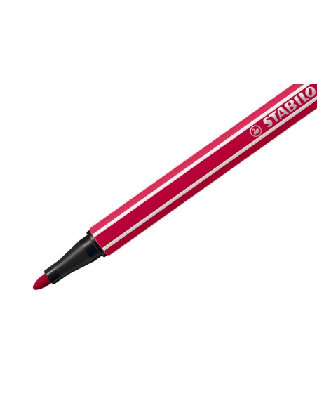 Rotulador stabilo acuarelable pen 68 rojo oscuro punta gruesa 1mm