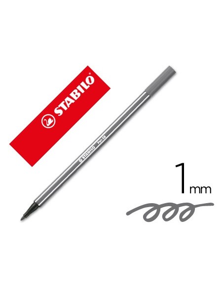 Rotulador stabilo acuarelable pen 68 gris...