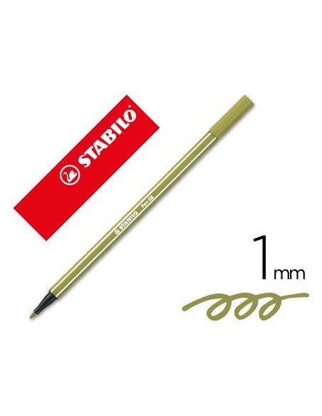 Rotulador stabilo acuarelable pen 68 verde...