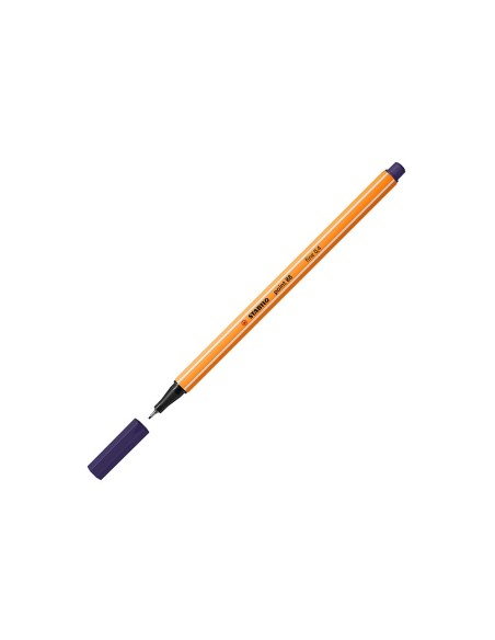 Rotulador stabilo punta de fib ra point 88 azul...