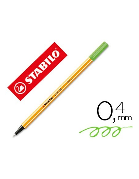 Rotulador stabilo punta de fib ra point 88...