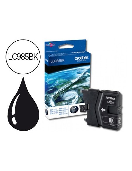 Ink-jet brother lc-985bk negro...