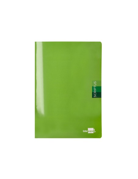 Libreta liderpapel scriptus a4 48 hojas 90g/m2 pauta 4ª 3.5mm con margen