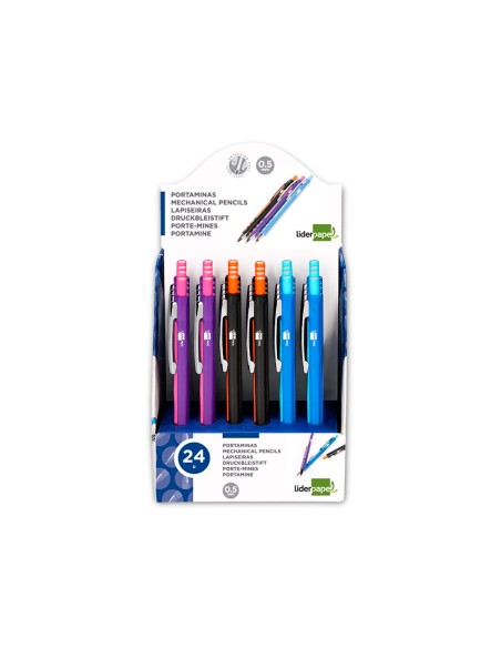 Portaminas liderpapel 0,5 mm colores surtidos